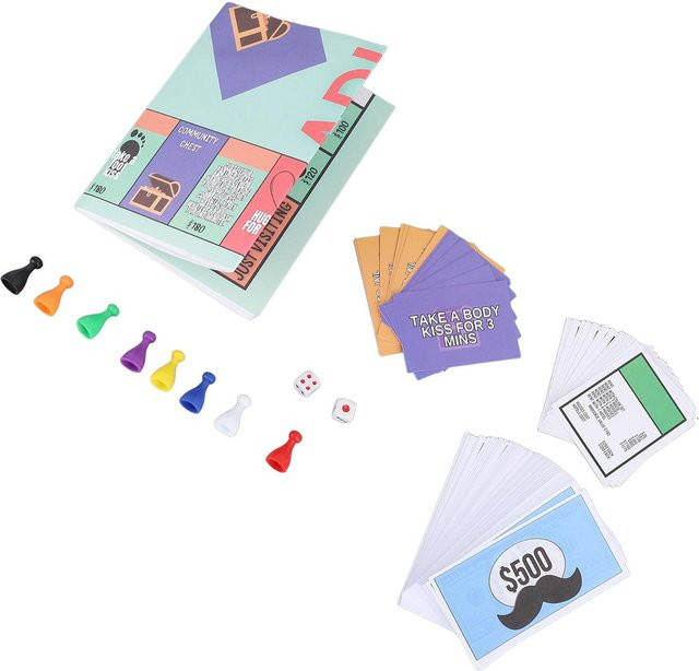 Koogeelife Schachbrettspiel, Kartenspiel, Weiß - Bild 1