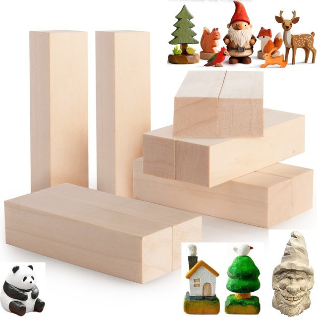 Linde Schnitzblöcke, Holz, Set / Bundle - Bild 1