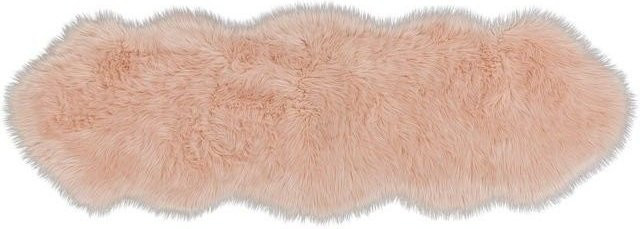 Kunstfell MIA Teppich Astra in Pink, B/T: 60 x 180 cm, modern und pflegeleicht - Bild 1