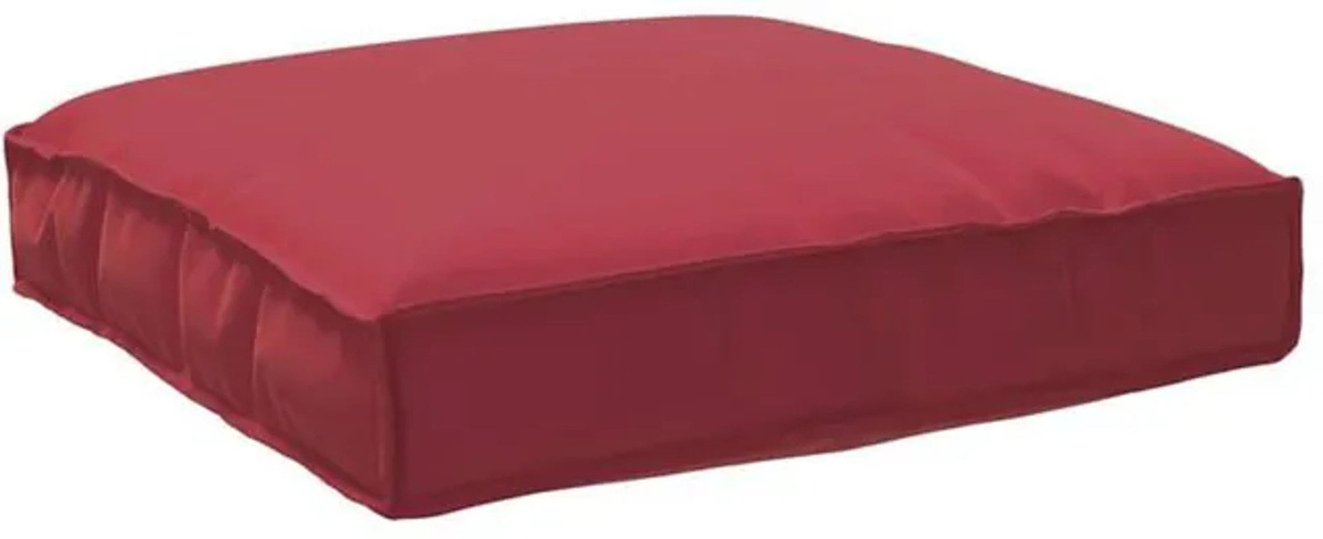 Palettenkissen für die Sitzfläche von vidaXL in Weinrot, quadratisch, B/B/H: 80 x 80 x 12 cm - Bild 1