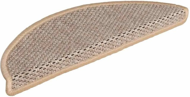 vidaXL Stufenmatten Selbstklebend in Sisal-Optik, 30 Stück, Beige, B/T/H: 56 x 17 x 3 cm - Bild 1