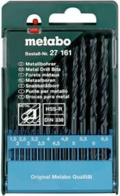 Metabo HSS-R Bohrer-Set aus Stahl, 13-teilig, Schwarz/Mehrfarbig - Bild 1