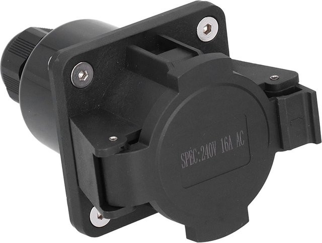 Koogeelife Elektrofahrzeug-Ladegerät 16A AC Ladestation mit J1772 Stecker in Schwarz - Bild 1