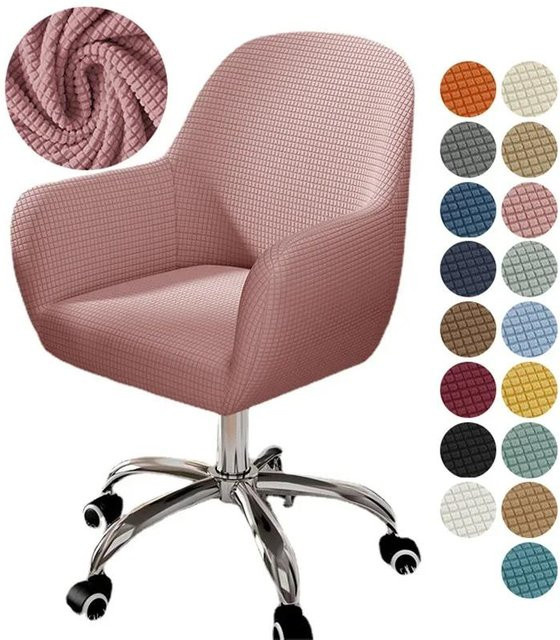 Bestbags Hochlehnenstuhlbezug aus Stretch-Polarvlies in Pink für Esszimmerstühle und Bürostühle - Bild 1