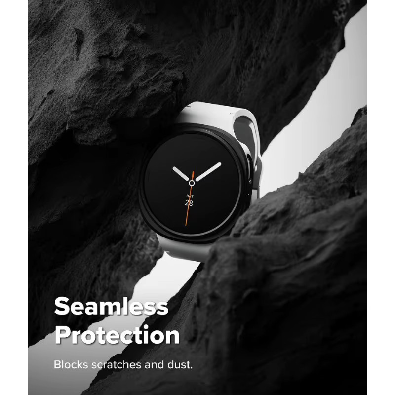 Mptionx PC-Gehäuse für Samsung Galaxy Watch 8, Schwarz, Unisex - Bild 4