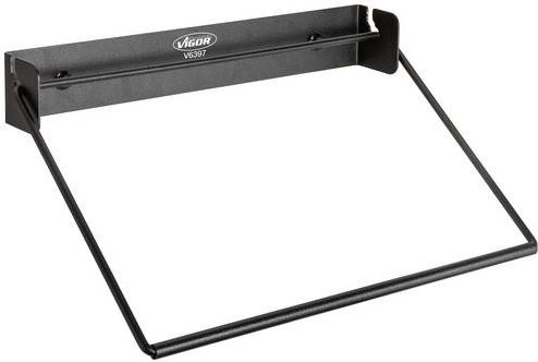 Vigour Papierrollenhalter V6397 schwenkbar in Schwarz - Bild 1