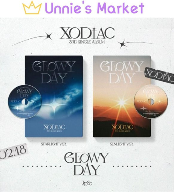 Glowy Day 3. Single-Album, XODIAC, Random ver., CD - Bild 1