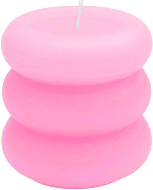 Rico Design Stumpenkerze Ring Rosa aus Paraffin - Bild 1
