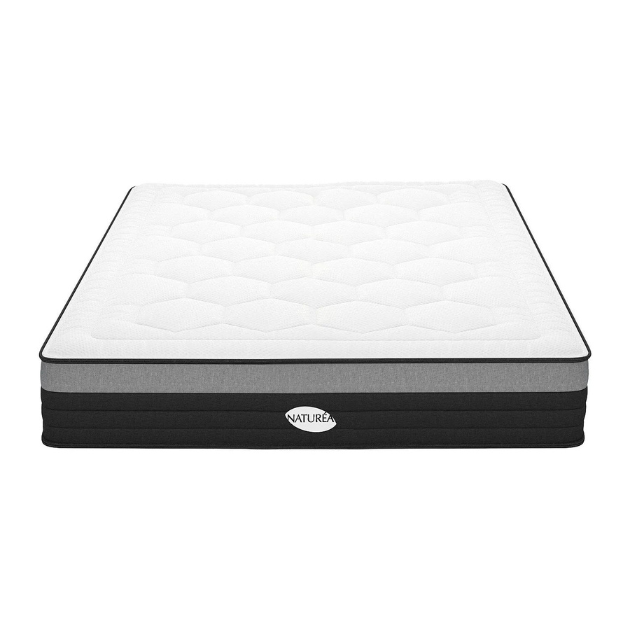 NATUREA Hybrid Matratze mit Memory Schaum in Weiß, B/T/H: 160 x 200 x 25 cm - Bild 2