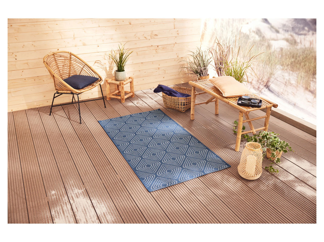 LIVARNO HOME Outdoorteppich Blau B: 80 cm, T: 150 cm - Bild 2