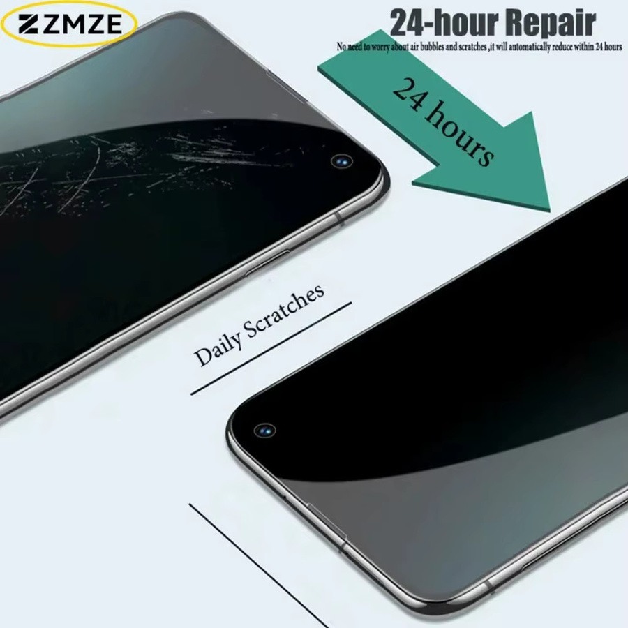 2 Stück Datenschutz-Hydrogel-Displayschutz für Huawei Pura 80 Ultra, 80 Pro Max, Mate 50 Pro und 70 Air, Anti-Kratzer und Anti-Spy Folie in Transparent - Bild 6