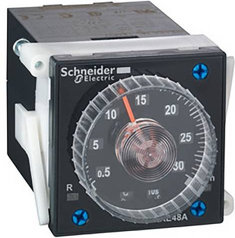 Schneider Electric RE48AML12MW Zeitrelais in Weiß und Schwarz - Bild 1