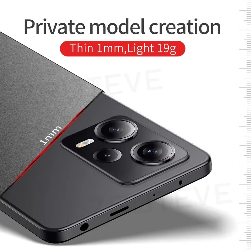 ZROTEVE Slim Hard PC Frosted Schutzhülle für Xiaomi Redmi Note 13 Pro 5G in Schwarz und Blau - Bild 2