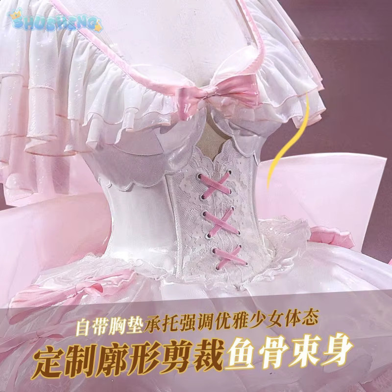 Madoka Magica Kaname Madoka Cosplay Symphony of Destiny Kostüm, Mädchen, Rosa, Zubehör, Textil - Bild 2