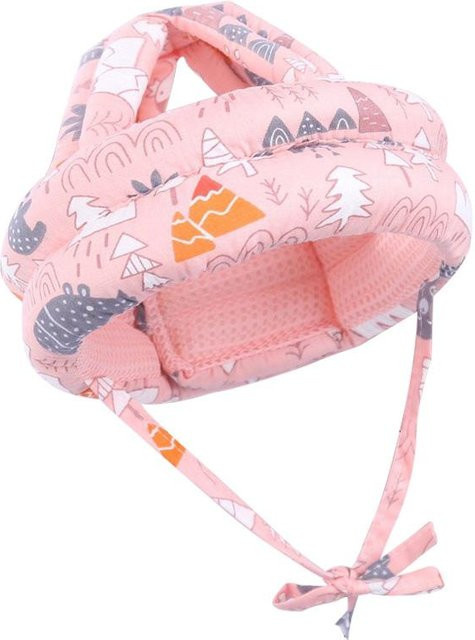 MARKET-1 Sicherheitshelm für Kleinkinder als Kopfschutzmütze zum Krabbeln und Laufen in Pink - Bild 1
