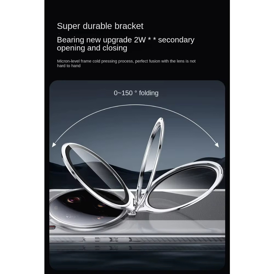 Schutzobjektiv aus gehärtetem Glas mit Metallhalterung für OPPO Find X8 Pro Ultra X8s Plus, transparent/silber - Bild 5