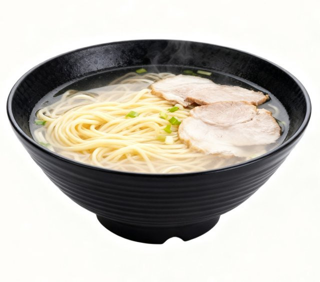 FEB.WIND Ramen-Schüssel aus Kunststoff in Schwarz, robuste Salatschüssel für Instant-Nudeln und Heimgeschirr - Bild 1