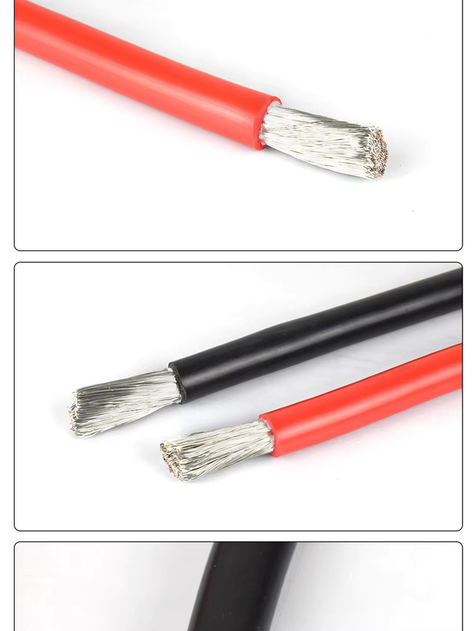 2er-Set Batteriekabel aus reinem sauerstofffreiem Kupfer (OFC) für Auto-Audio, Solar und Wohnmobile, 10 Zoll (25,4 cm) - Bild 6