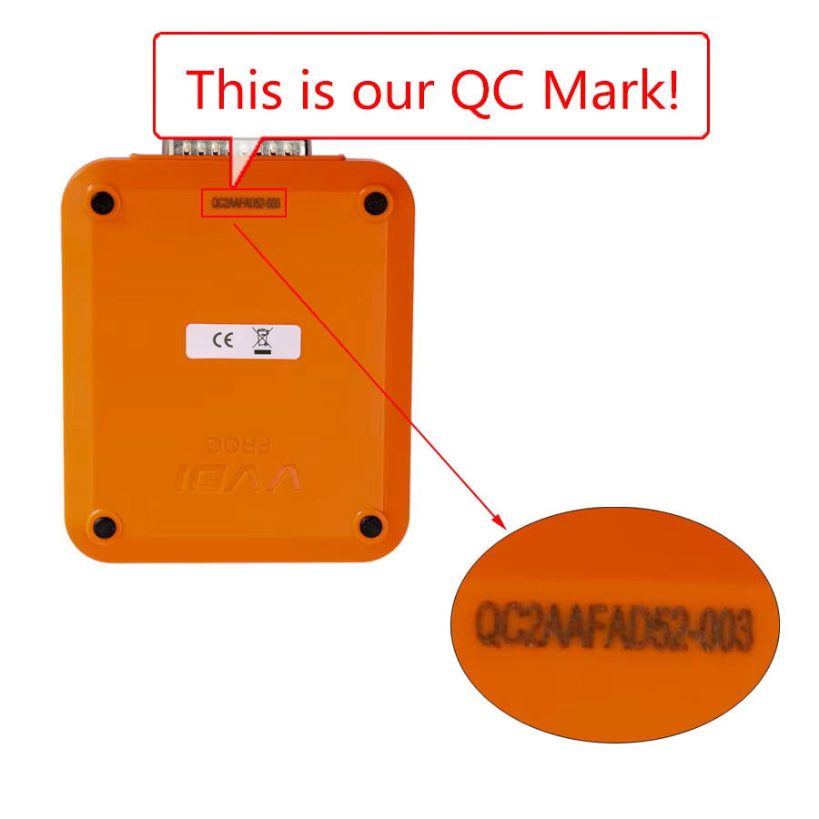 Xhorse VVDI Prog EWS4-Adapter für BMW EWS 4-Module in Orange zur Datenlesung und zum Schreiben ohne Löten für das VVDI Prog Programmer Tool - Bild 3