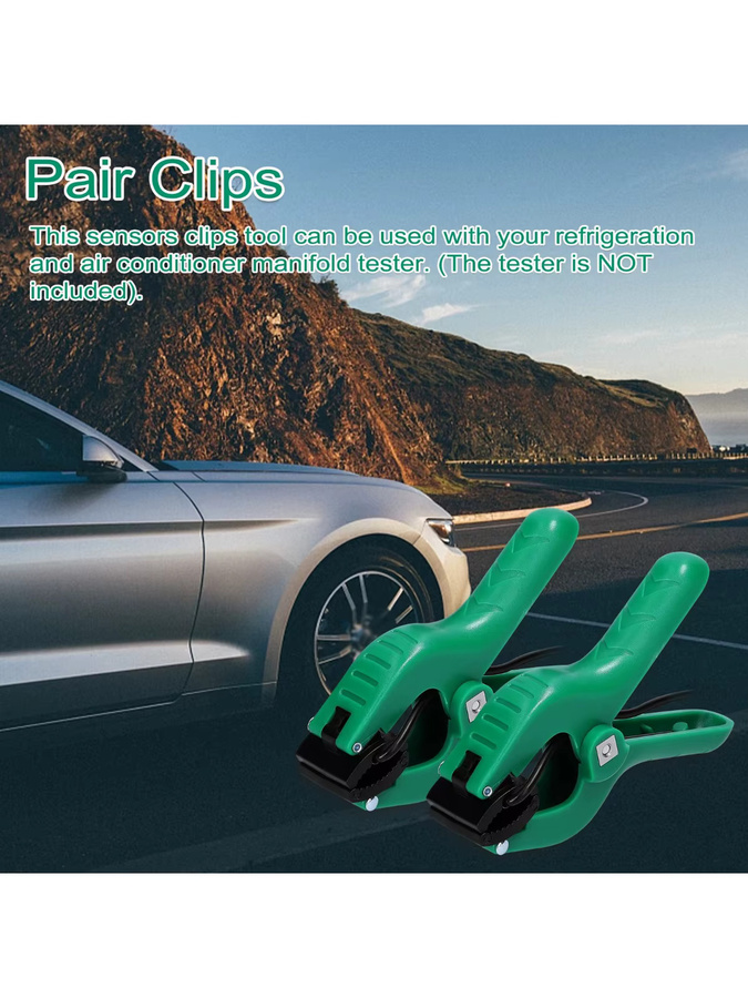 KKMOON Handheld Sensoren Clips für Temperaturmessung und Klimaanlagen-Inspektion, Grün - Bild 7