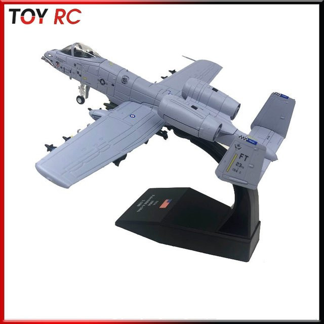 EVYVKV A-10 A10 Thunderbolt Ii Warthog Angriff Flugzeug Kämpfer, Diecast Modell, Maßstab 1:100, Metall - Bild 1