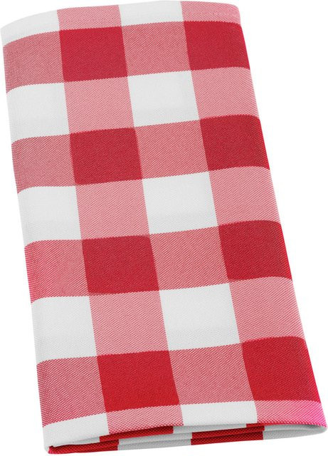 ERWIN M. Serviette Countryline rot kariert, 6 Stück, Breite: 50 cm, Länge: 50 cm - Bild 1
