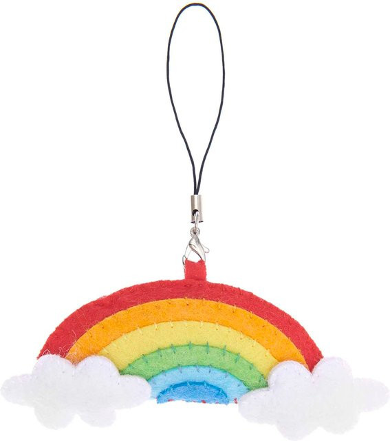 Rico Design Bastelset Filz Regenbogen-Anhänger in Bunt/Mehrfarbig - Bild 1
