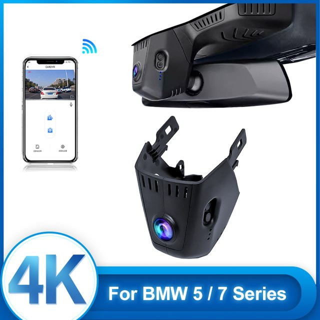 HESHECAM Dashcam Kamera mit FHD und WLAN für BMW 5er Serie G30 G31 G38 G11 G12 G32 M5 F90 in Schwarz - Bild 1