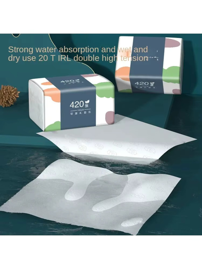 Wirtschaftspack Weißes Holzpapier für Haushalt und Hygiene, 420 Blatt pro Packung - Bild 7