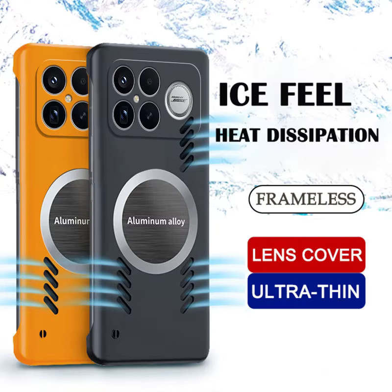 Schutzhülle für POCO F8 Ultra, POCO F8 Pro und Redmi K90 PRO Max, magnetisch, rahmenlos und stoßfest, Farbe: Weiß - Bild 1