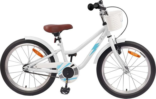vidaXL Kinderfahrrad 18 Zoll Weiß - Bild 1