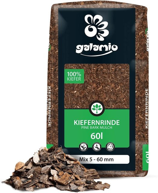 Galamio Rindenmulch Kiefer Mix, braun, 60 l - Bild 1