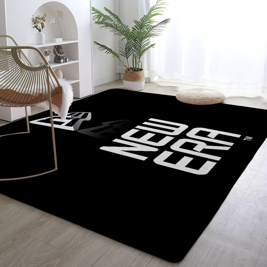 N-NewS E-Era Bodenmatte Schwarz, saugfähige und schmutzabweisende Fußmatte aus Polyester, B/T: 60 x 40 cm - Bild 2