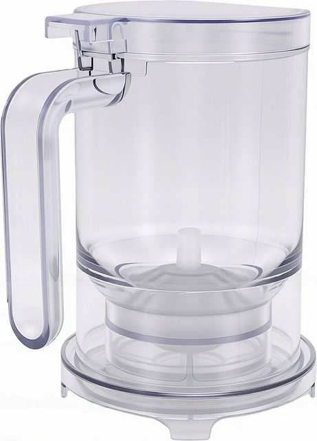 Fishine Teekanne mit Filter und Sieb, Hitzebeständiger Infusionsbecher für losen Blatttee, Weiß, 500 ml - Bild 1