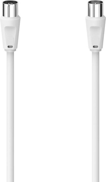 HAMA Antennenkabel in Weiß, Länge: 5 m - Bild 1