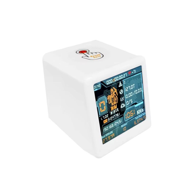 NMMiner NM TV Smart TV Nerdminer v2 ESP32 BTC Solo Lottery Miner und Desktop-Uhr in Pink - Bild 3