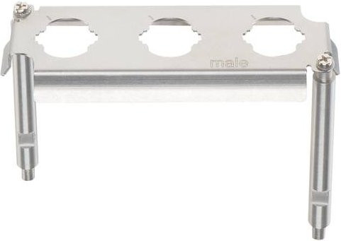 Harting Halterahmen Stifteinsätze in Silber 09400249901 - Bild 1