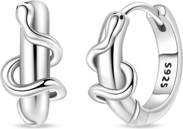 Creolen 925 Silber, minimalistisch, Damen - Bild 1