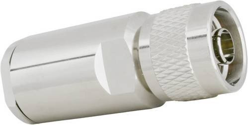 SSB Electronic Ecoflex15 Plus 7395 N-Steckverbinder Stecker, gerade, 50 Ohm, Silber - Bild 1