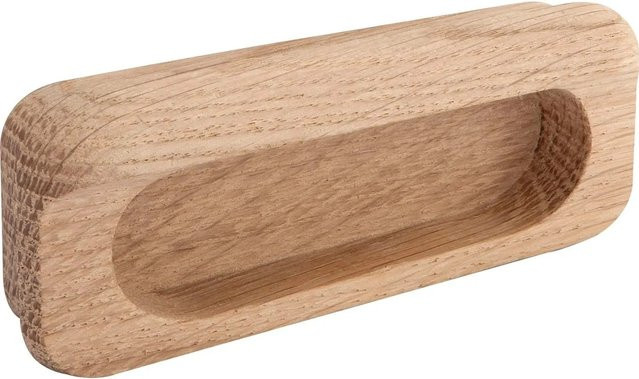 Alles im Griff Griffmuschel Horkos aus Eiche Roh, Breite: 10,7 cm - Bild 1