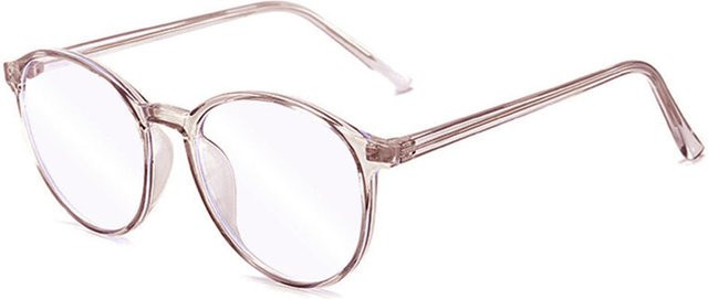 Techsuit F8551-C3 Computerbrille, Unisex, Rund, Vollrand, Braun, TR90 - Bild 1