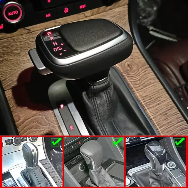DEXINGTE Elektronischer LED-Schaltgriff in Schwarz für Volkswagen VW Golf 7 MK6 MK7 Passat B7 B8 Tiguan MK2 DSG Automatikgetriebe - Bild 1