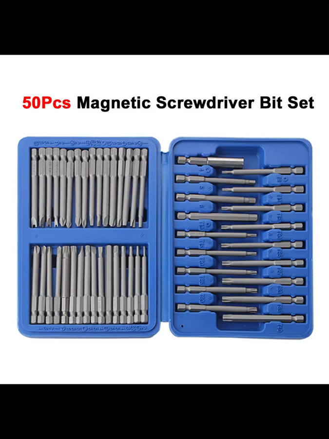 KKMOON 50-teiliges Schraubendreher Bit Set mit extra langen magnetischen Bits für Sicherheit und Präzision - Bild 6
