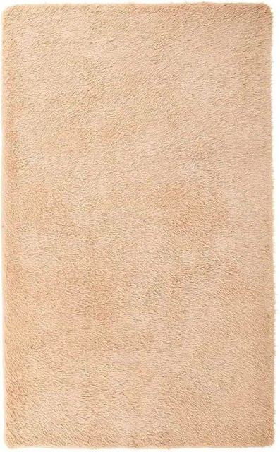 vidaXL Teppich NAVARRA Shaggy Hochflor aus Polyester, Beige, B: 80 cm, L: 150 cm - Bild 1