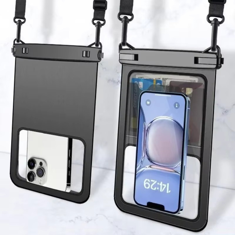 Wasserdichte Handytasche von HAISSKY in Schwarz für iPhone und Samsung Outdoor und Schwimmen - Bild 2