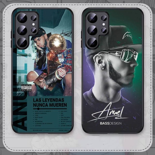 Anuel AA Rapper Handyhülle für Samsung Galaxy S25 S24 S23 S22 S21 S20 S10 S9 Plus Ultra FE in Multicolour - Bild 1
