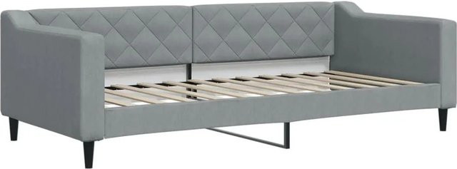 vidaXL Tagesbett in Hellgrau mit Stoffbezug, B/T/H: 200 x 90 x 67 cm - Bild 1
