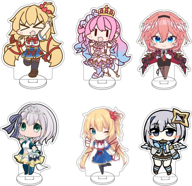 Bandai Hololive Anime Acryl-Figur Ständer, 10cm, Einzelfigur - Bild 1