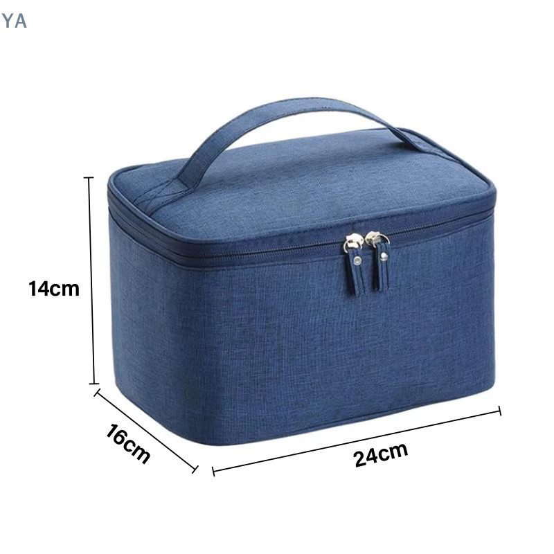 DIKALU Make-up-Tasche für Damen, blau - Bild 4