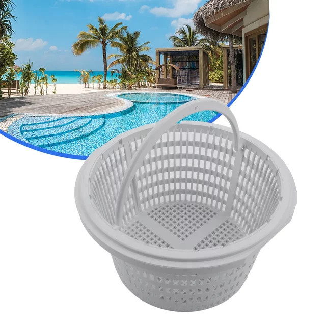 Hayward Skimmer Korb mit Griff für Oberflächenskimmer in Weiß für Pool und Whirlpool - Bild 1